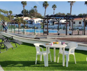Cozy Bungalow Colorado Golf Maspalomas pool view #3
